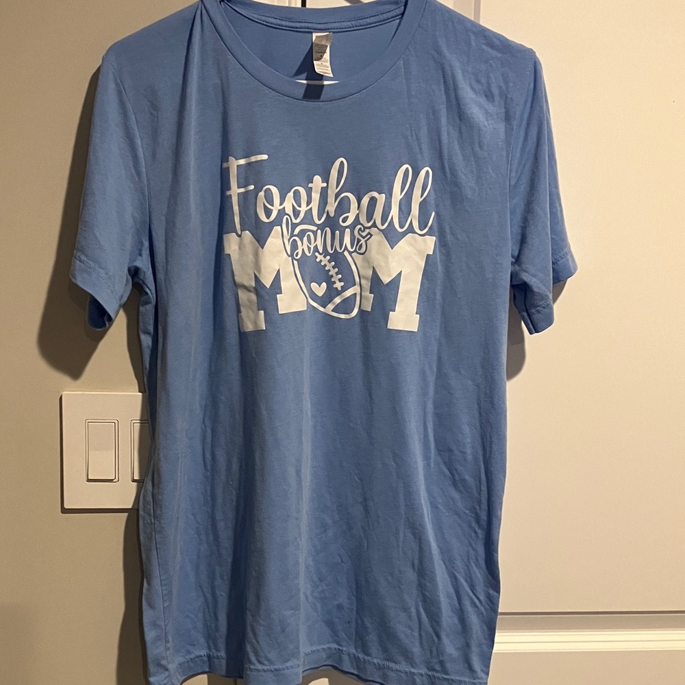 Bella+Canvas Football Bonus Mom T-Shirt